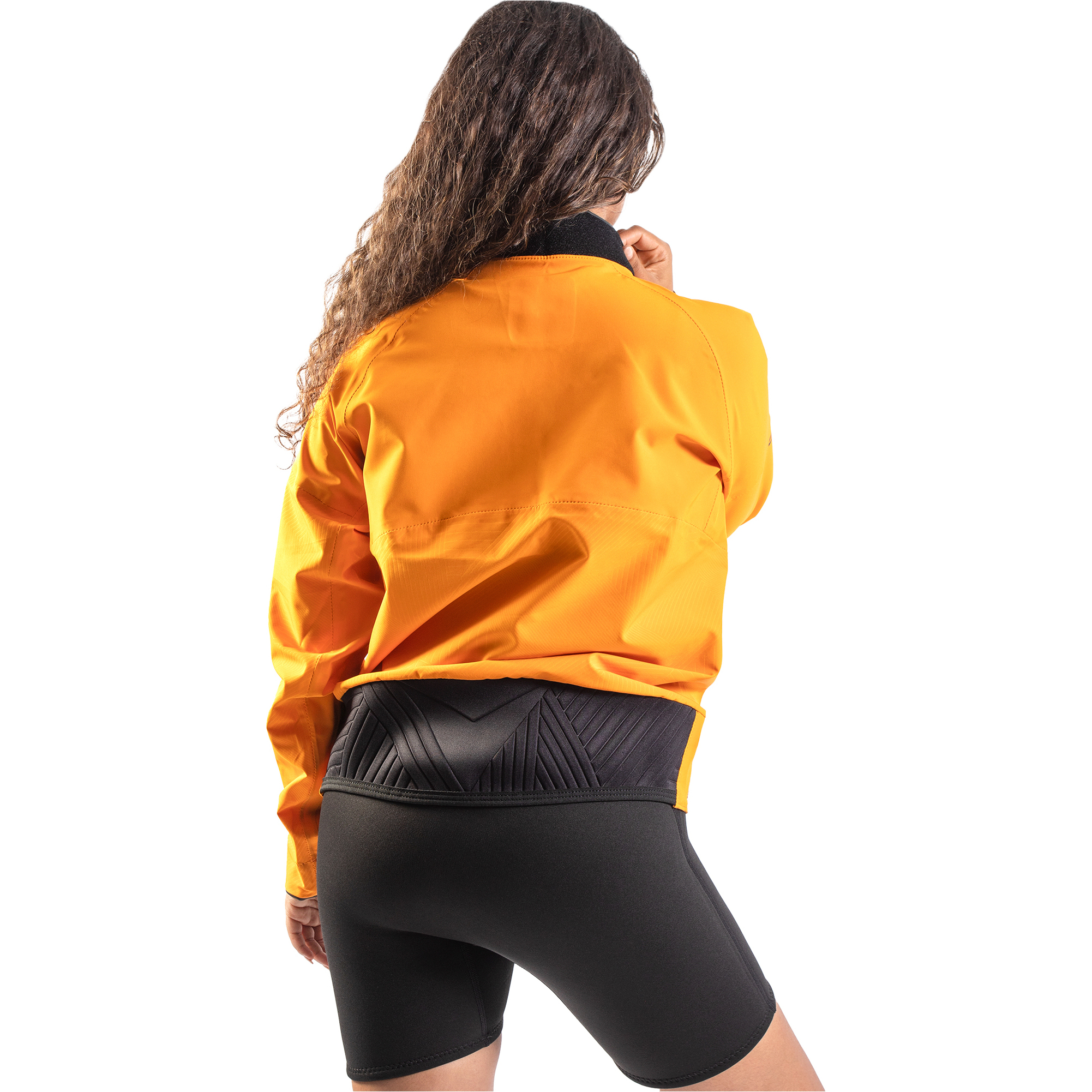 2025 Gul Womens Gamma Taped Spray Top ST0033-C1 - Orange / Geo